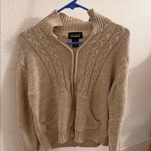Designers Originals Tan Cable Knit Sweater